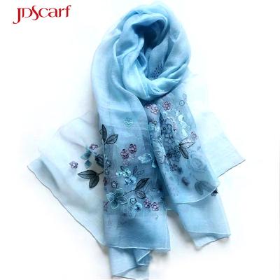 China Luxury New Design Women Embroidery Ponchos Cashmere Poncho Flower Poncho Scarf Cape For Women Poncho for sale