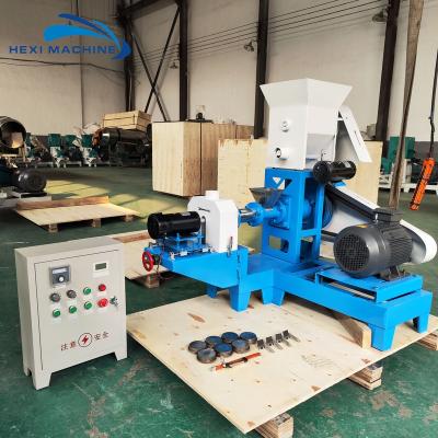 China Fish feed pellet machine fish feed extruder floating fish food making machine made at china feed pellet fodder processing plant factory for sale