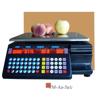 China Electronic Retail Barcode Weighing Scales Barcode Printing Scales With Good Price for sale