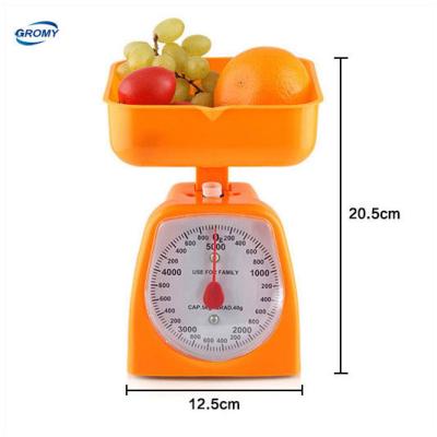 China Kitchen Scales Mechanical Kitchen Scale Plastic Kitchen Food Scale for sale