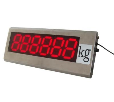 China Large Stainless Steel Electronic Electronic Scoreboard Scoreboard Display For Weighbridge Truck Scale for sale