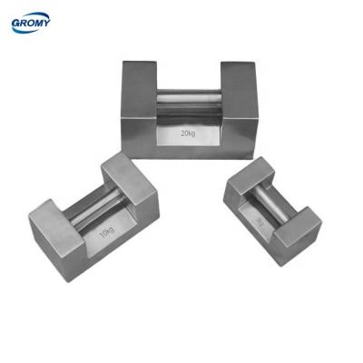 China All Kinds of Standard Scale Stainless Steel Pillow Tpye Test Weighs Lock Rectangle Counterweight 5kg 10kg 20kg 25kg for sale