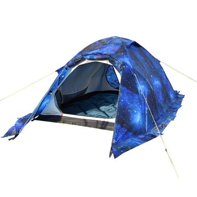 China Wholesale Colorful Manual Car Roof Diagonal Bracing Type 2 Person Tent With Top Sunshade And Windproof for sale