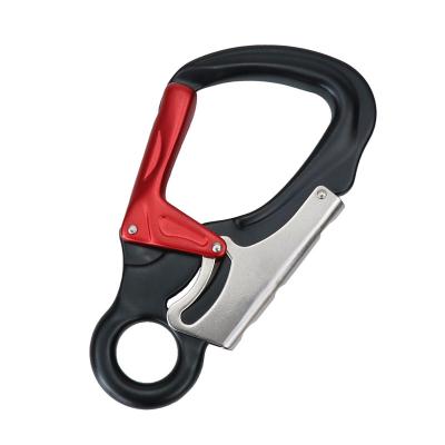 China Mountaineering Factory Wholesale 35kn Carabiner Stainless Steel Snap Hook Buckle For Climbing for sale