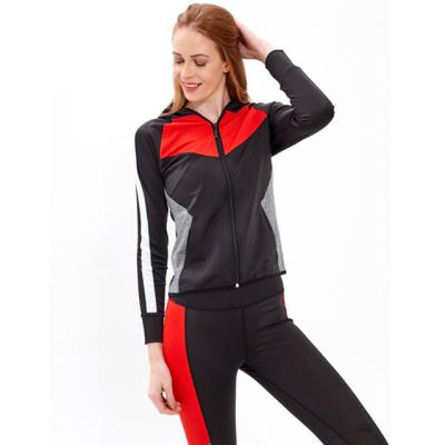 China Breathable Custom Ladies Sports Jacket Sports Gym Yoga Wear Work Out Women Zip Up Fitness Jacket for sale