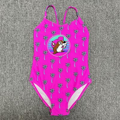 China OEM Private Label Child Swimsuit Baby One Piece Swimming Suit Little Girls Breathable Swimwear for sale