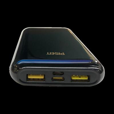 China Support PISEN Fast Charging Portable Charger USB C Power Bank, 10000mAh PD QC Mobile Phone Slim Fast Charging External Battery for sale