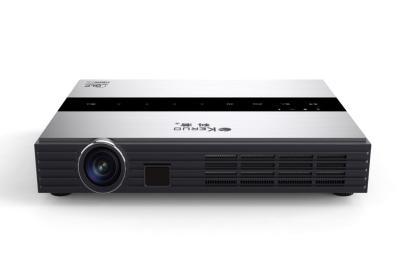 China Silver / Gold Wide Screen Multimedia LED Projector Home Theater Beamer for sale