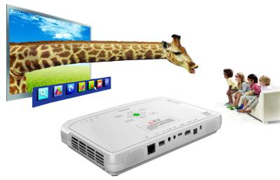 China 480p / 720p DLP Video Projector Portable Computer Projector With Electric Zoom for sale