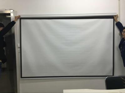 China Fastfold Wall Mount Projection Screen Custom Hanging Projection Screen for sale