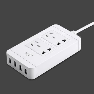 China Electric Multi Port  Wall AC Power Plugs And Sockets With Portable Phone Charger for sale