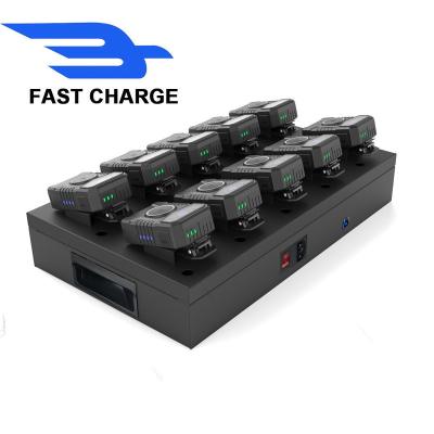 China 2018 New Product Vandal Proof 10 Ports Police Body Worn Camera Dock Charging Station For Police for sale