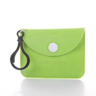 China Fashion Square Cute Shape Coin Wallet Kids Key Chain Coin Purse Pouch Coin Pocket PVC for sale