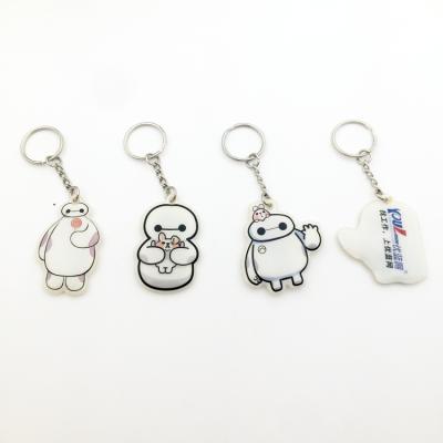 China Cartoon Toy Beian Wholesale New Hot Sale PVC Key Chain Mini Keychains for sale