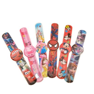 China Custom Cute Beian Student Cartoon Children Bracelet Character Slap Band Bracelet for sale