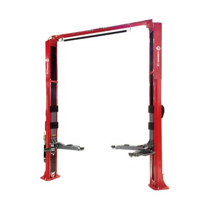 China Adjustable SUNSHINE Dual-S Shape Column 2 Post Car Lift/ two post car lift hydraulic (GB-TP-4.5KA) for sale