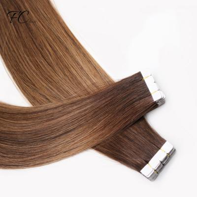 China 100% Original Wholesale Price CSF Double Drawn Hair Double Drawn Tape Extensions Factory for sale