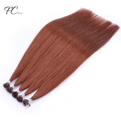 China 100% Intact Flat Hair CSF Hair Cuticle Tip Keratin Hair Extension Flat Sellers for sale