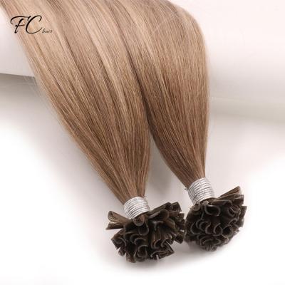 China European Cuticle 100% Pulled Hair CSF Double Full U Tip Prebonded Blonde Keratin Hair Extension for sale