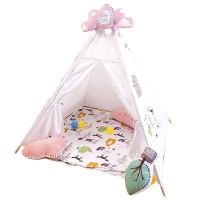 China Wholesale Sports Toy Factory Teepee Tent Kids House Baby Room Princess Castle Play Tent For Boys Kids Toy Teepee Tent for sale