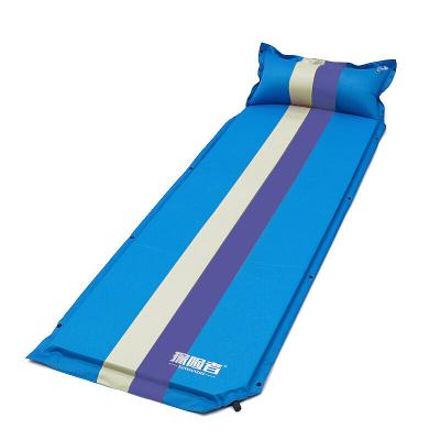 China Lightweight PVC Outdoor PVC Coated Foam Mattress Camping Portable Foldable Inflating Camping Mat for sale