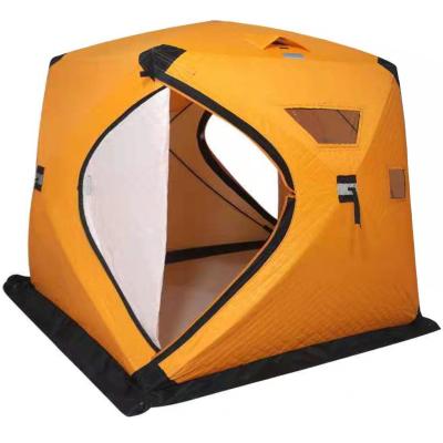 China Diagonal tether type 2021 hot sale tent changing hexagon snap tent for fishing for sale