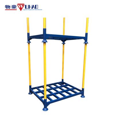 China Corrosion Protection Warehouse Stacking Pallet Tire Rack Stacking Steel Rack For Warehouse for sale