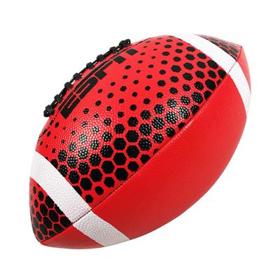 China Match 4 Panels American Football Training Machine Stitched American Football Junior Youth Ball PU Material for sale