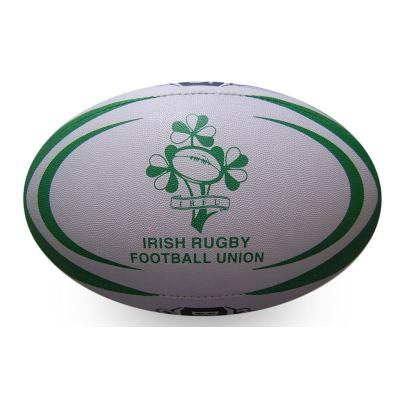 China Outdoor Activity Sporting Size 9 Colorful Vintage Printing Rugby Ball for sale