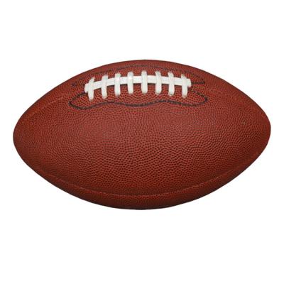 China Genuine leather american footballl for promotion size F9 size official american football leather ball game outdoor sports football for sale