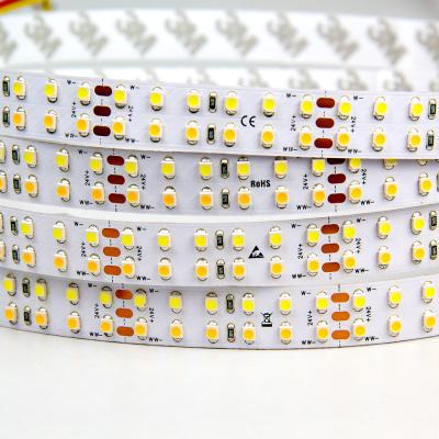 China 3528 240 15mm 24v commercial adjustable led strip cct led light for led flexible strip light ambient light for sale