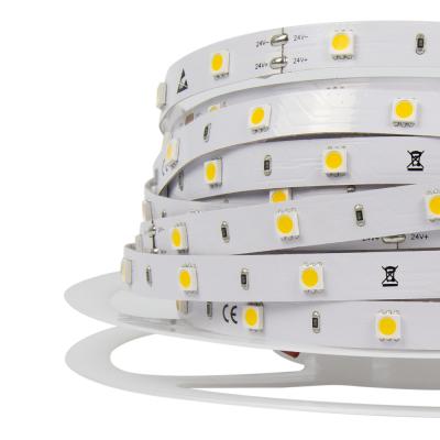 China commercial 30led 10mm 8.6w led strip 24v 5050 led strip light compatible with blue tooth controlled led strips for sale