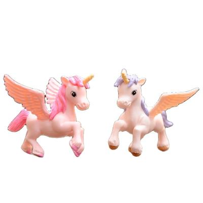 China Europe PVC Unicorn For Mystery Box Fairy Garden Miniature Craft Cartoon Figures Decor Car Accessories 3D Plastic Dolls 2000 styles for sale