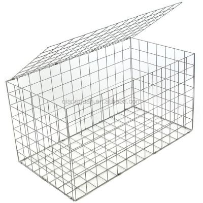 China Real factory direct gabion box, stone cage nets, anping factory galvanized welded gabion basket for sale