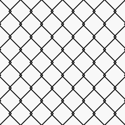 China Easily Assembled 9 Gauge Cyclone Wire Mesh Grades Diamond Mesh Fence Wire Fence Chain Link Fence for sale