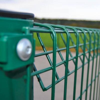 China Easily Assembled Hot Dipped Galvanized Roll Top Fence 50 x 150mm Hole BRC Fence 5mm Diameter 1.2m x 2.4m for sale