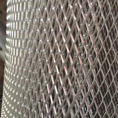 China Aluminum Material Expanded Plain Weave Mesh in Haiti, Powder Coated Expanded Metal Mesh, High Quality Expanded Wire Mesh for sale