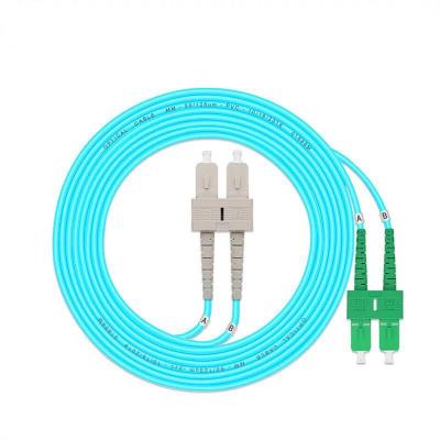 China SC/UPC-SC/APC 10M15M 20M 25m SC/UPC-SC/APC Multimode Duplex OM3 Fiber Cable Jumper Patch Cord 3M 5M for sale