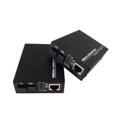 China 1pair 10/100Mbps Fiber Media Converter 20KM Fiber Media Converter 1 Singlemode Dual SC RJ45 Connector 20cm x 40cm x 20cm for sale