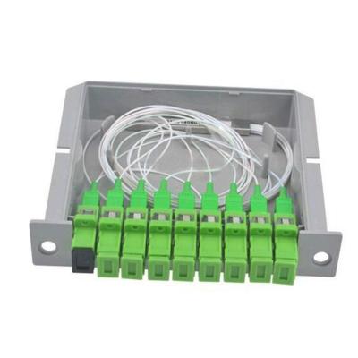 China 2021 Hot Selling Internet Connection SC 1x8 APC Cassette Splitter With Single Mode for sale