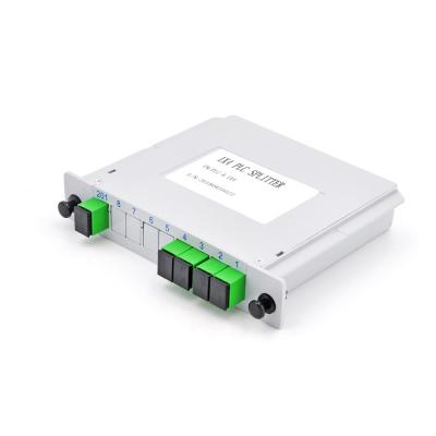 China Internet Connection Exported Overseas Best Quality 1X4 SC APC Cassette Splitter 1260~1620nm for sale