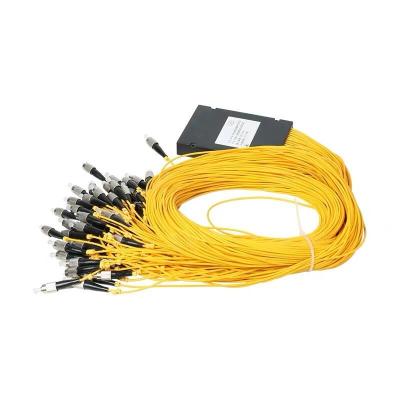 China Hot Selling Single Mode FTTH 1x64 FC UPC Fiber Optic Splitter ABS Coupler 1x64 FC UPC Fiber Optic ABS Splitter for sale