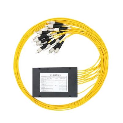 China CATV Wholesale Price FTTH Single Mode FC /UPC 1x16 Fiber Optic ABS Splitter for sale