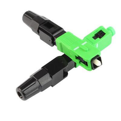 China Wholesale Quick Fiber Optic Connector Green SCAPC 10cm x 10cm x 10cm for sale