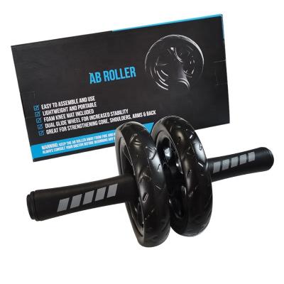 China Home double wheel muscle professional gym massage double foam making ab wheel wheel roller for sale