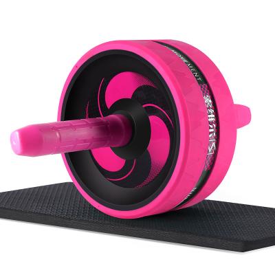 China Hot Selling Detachable Foam Portable Handle Fitness Muscle Training ab Wheel Shelter Roller Silent Non-slip Practitioners Training for sale