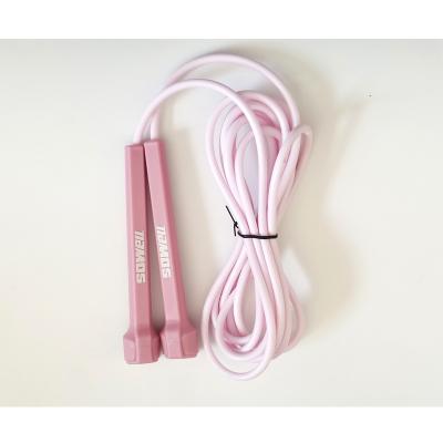 China Custom PVC Logo Weighted Speed ​​Jump Rope Adjustable Length Fitness Adjustable Jump Rope for sale