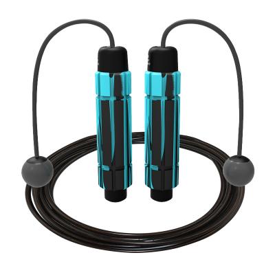 China Wholesale High Quality Fitness Equipment Durable Dual Speed ​​Slip Gear Foam Non Supporting Handle Jump Rope for sale