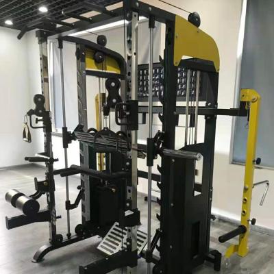 China Indoor Gym Multi Functional Machine Blacksmith Trainer With Shoulder Press Arm Exerciser for sale