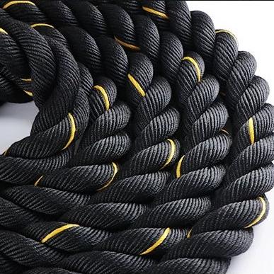 China Iron 6/9/12/15 Meter Length Workout Exercise Battle Rope, Fitness Heavy Jumping Weighted Jump Rope for sale